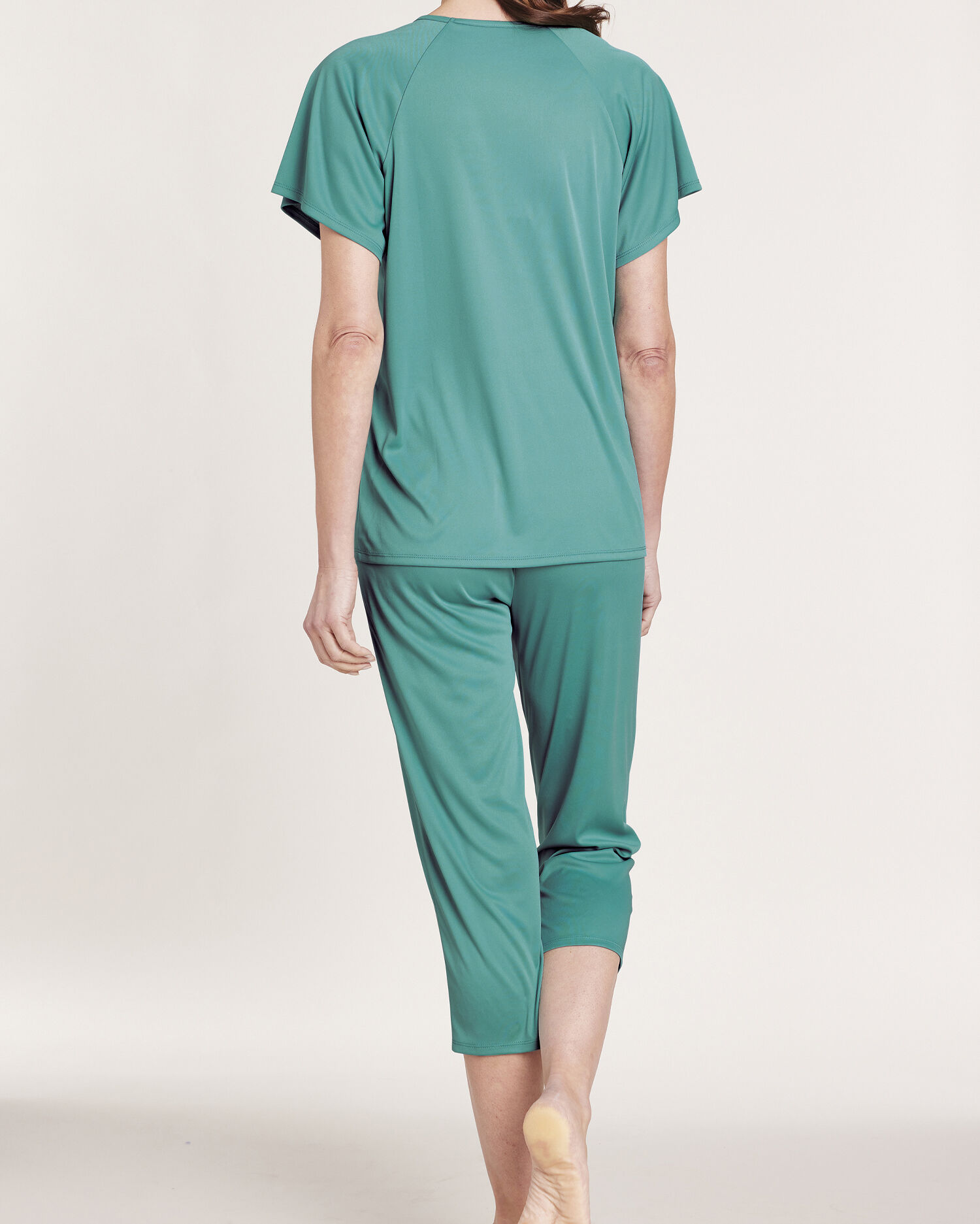 Silky capri pajamas sales