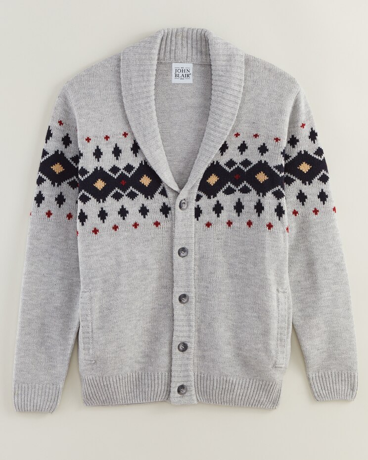 John Blair® Novelty Cardigan image number 1