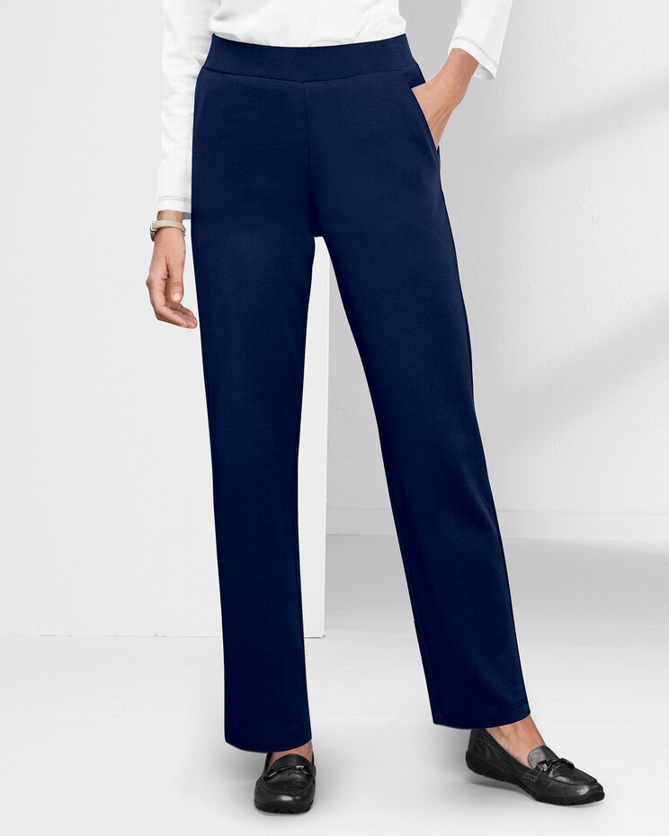 Everyday Knit Straight-Leg Pants image number 1