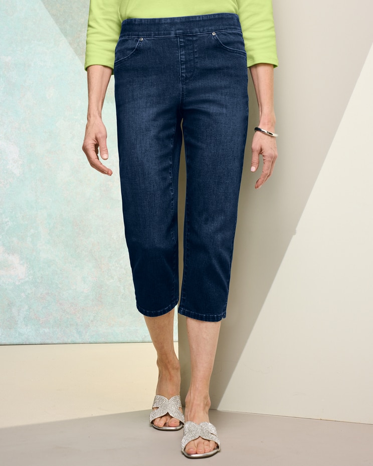 Slimtacular® Dream Jean Capri image number 1
