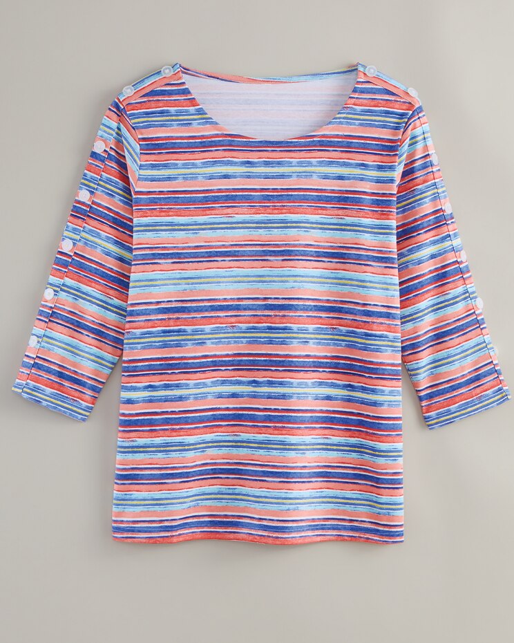 Button Trim Sailor Top image number 9