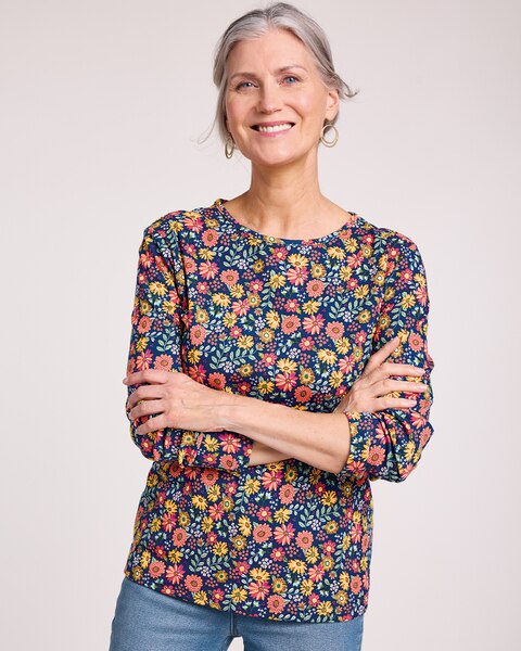 Essential Knit Long Sleeve Tee