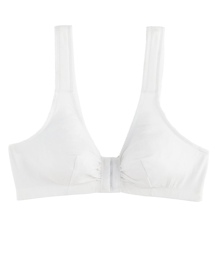 Cotton Front-Close Bra