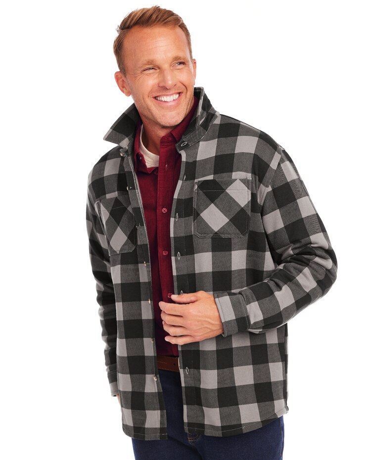John Blair® Long-Sleeve Fleece Overshirt image number 1