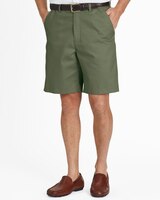 JohnBlairFlex Adjust-A-Band Relaxed-Fit Plain-Front Shorts thumbnail number 1