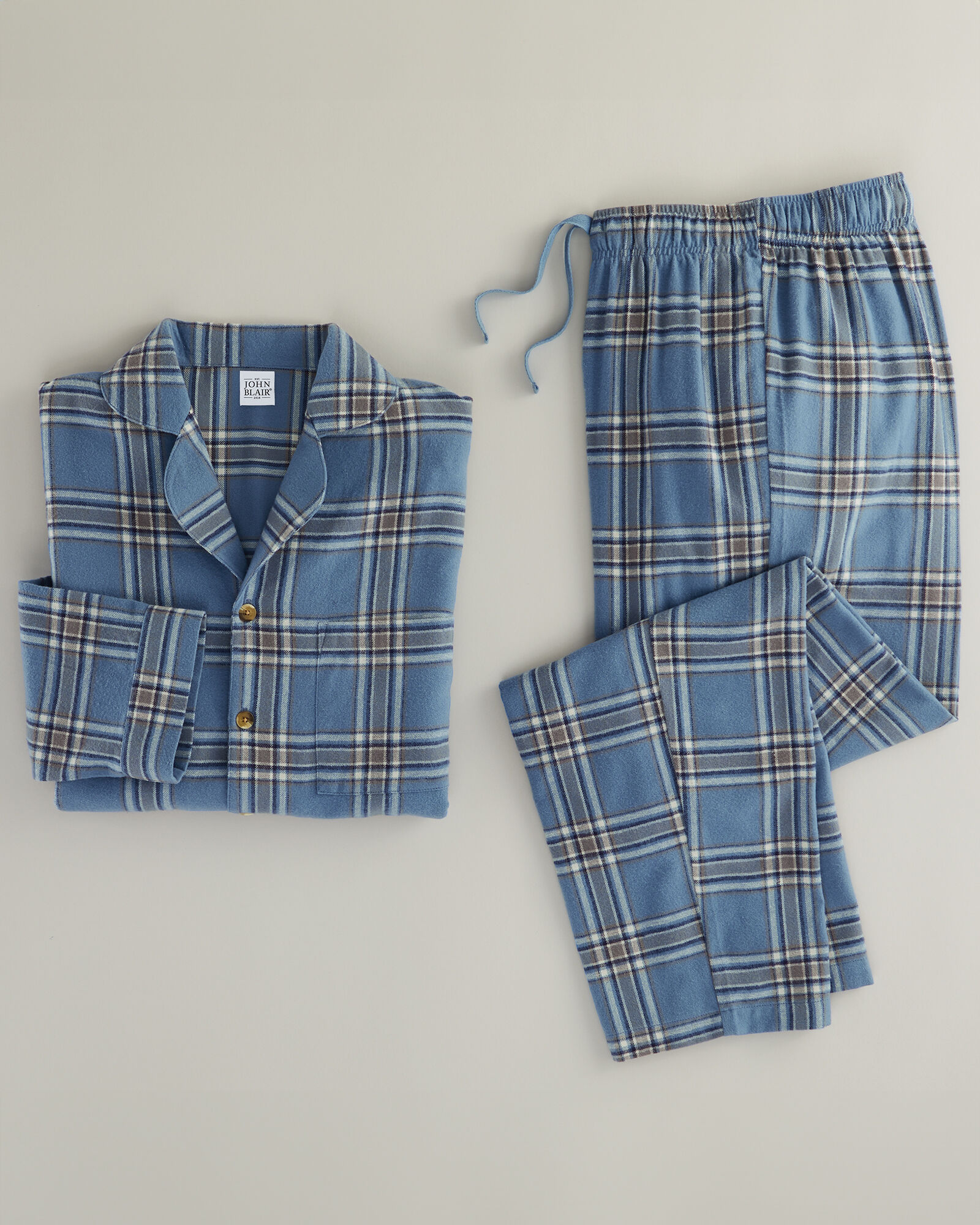 John Blair Flannel Sleep Pants Set Blair