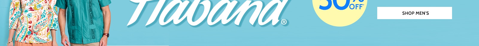 haband 50% off shop men's