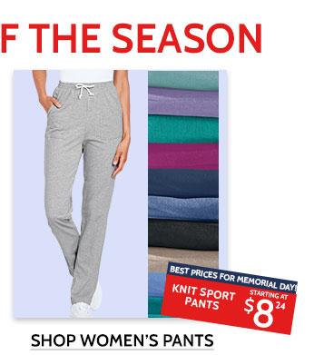 best prices for memorial day! knit sport pants starting at $8.99  shop women's pants
