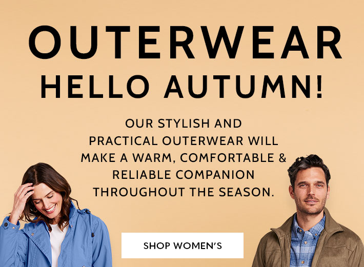 outerwear hello autumn! our stylish and practical outerwear will make a warm, comfortable & reliable companion throughout the season. shop women's