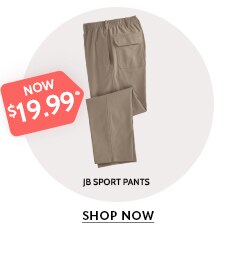 now $19.99 jb sports pants shop now