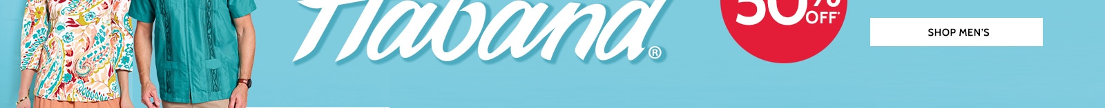 haband 50% off shop men's