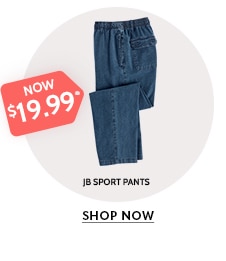 now $19.99 jb sports pants shop now