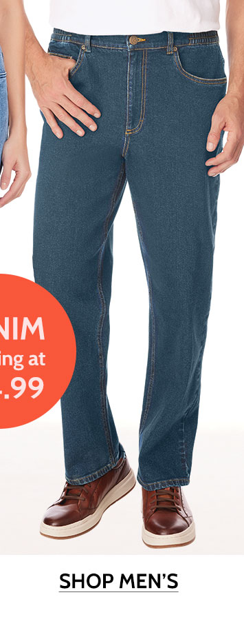 denim starting at $14.99 shop men's
