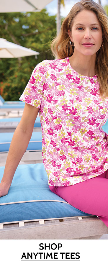 anytime starting at $7.99 shop anytime tees
