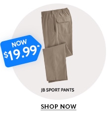 now $19.99 jb sports pants shop now