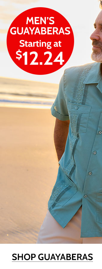 men's guayaberas starting at $12.24 shop guayaberas