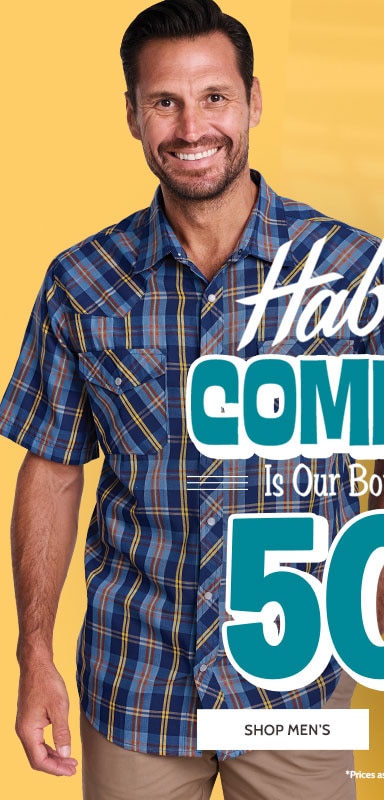Haband Comfort is our Bottom Line! Styles as low as $9.99. Shop Men's