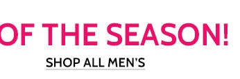 Lowest prices of the season! Shop all men's