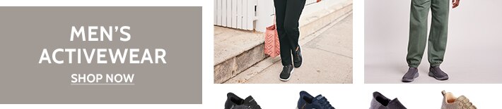 skechers + blair activewear your one-stop on-the-go shop! men's activewear shop now