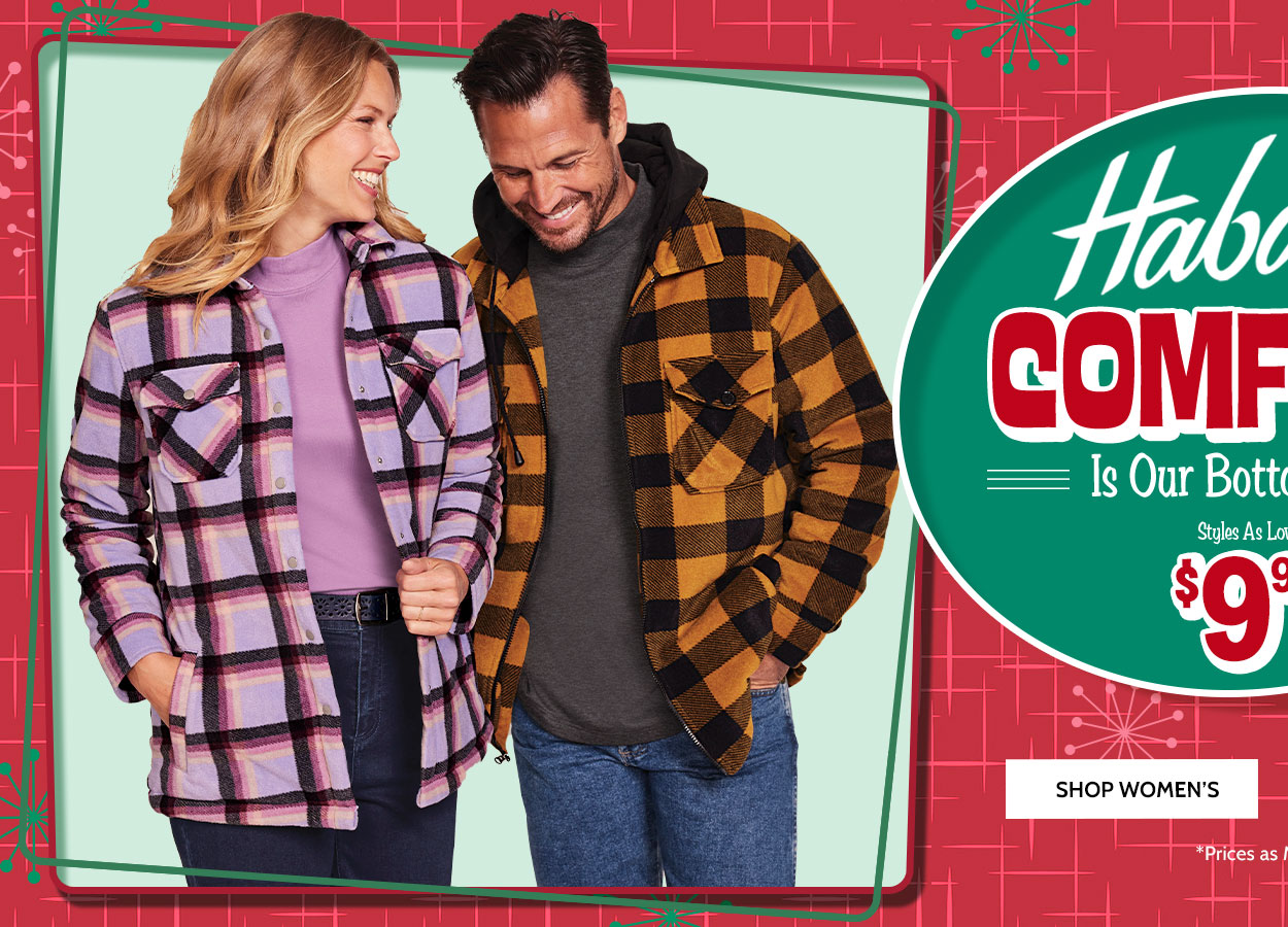 Haband Comfort is our Bottom Line! Styles as low as $9.99. Shop Men's