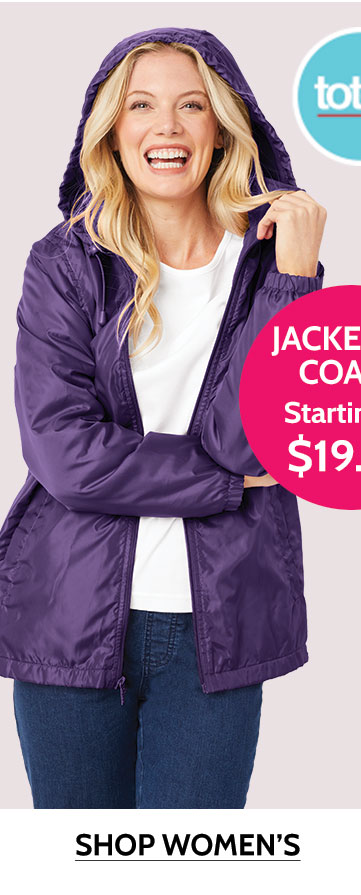 totes jackets & coats starting at $19.99 shop women's