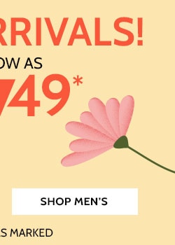 new arrivals! as low as $7.49 shop men's prices as marked