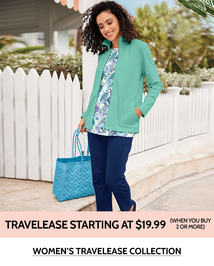travelease starting at $19.99 (when you buy 2 or more) women's travelease collection