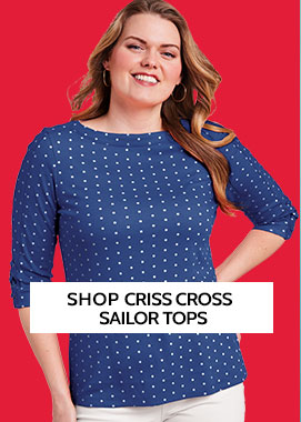 shop criss cross sailor tops