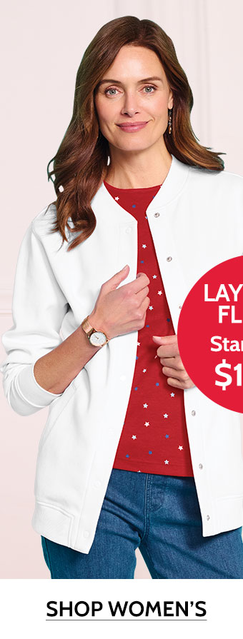 layering fleece starting at $11.49 shop women's