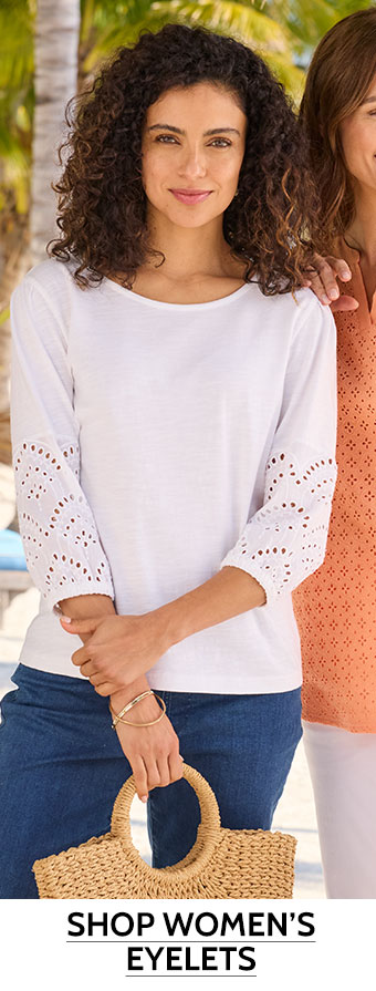eyelet shirts starting at $9.98 shop women's eyelets