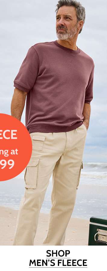 fleece starting at $9.99 shop men's fleece