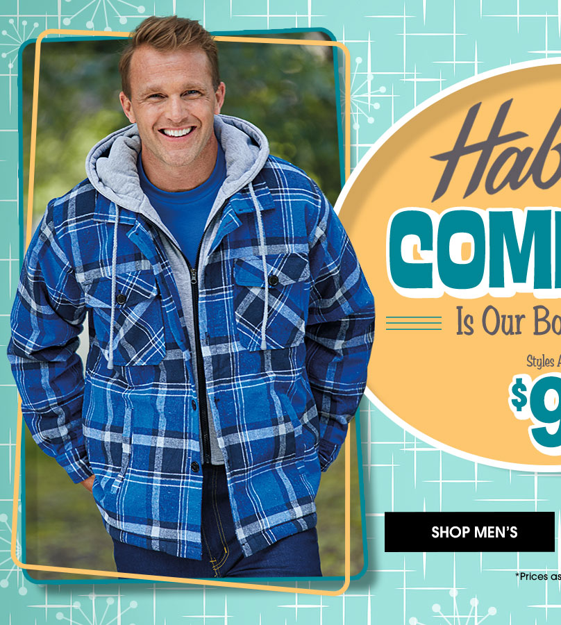 Haband Comfort is our Bottom Line! Styles as low as $9.99. Shop Men's