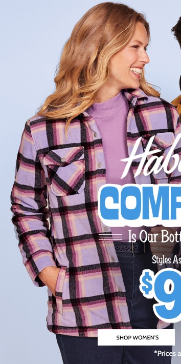Haband Comfort is our Bottom Line! Styles as low as $9.99. Shop Men's