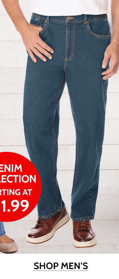 denim collection starting at $11.99 shop men's
