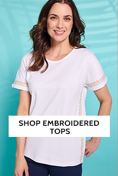 shop embroidered tops
