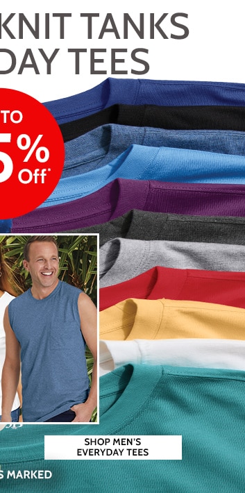 everyday tees up to 85% off, shop men's everyday tees (prices as marked)