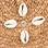 By The Sea Shore- Fine Wheat Straw Braid Clutch With Seashell Flowers