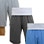 Men's Moisture Wicking Performance Basic Mesh Shorts-3 Pack