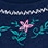 Slub Knit Embroidered Peasant Top