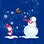 Windy Snowman Graphic Sweatshirt