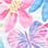 Alfred Dunner® Paradise Island Floral & Butterfly Pleated Ruffle Top